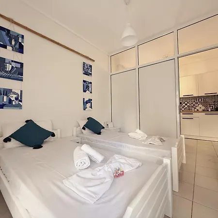 아파트 Cozy In Skala Fourkas, 2 Bedroom 100m/beach *