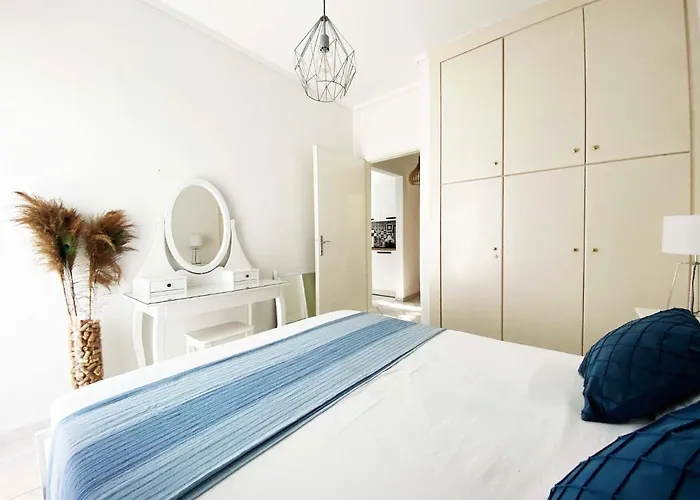 Cozy In Skala Fourkas, 2 Bedroom 100m/beach Apartamento