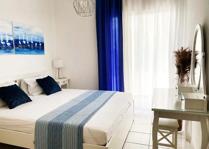 Cozy In Skala Fourkas, 2 Bedroom 100m/beach Apartamento